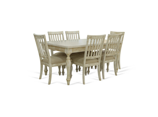 Dining set HOBEL JANZEN 1+6 DT ANTIK GOLD/CH BUKLE 4 (7) 