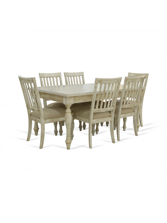 Dining set HOBEL JANZEN 1+6 DT ANTIK GOLD/CH BUKLE 4 (7) 