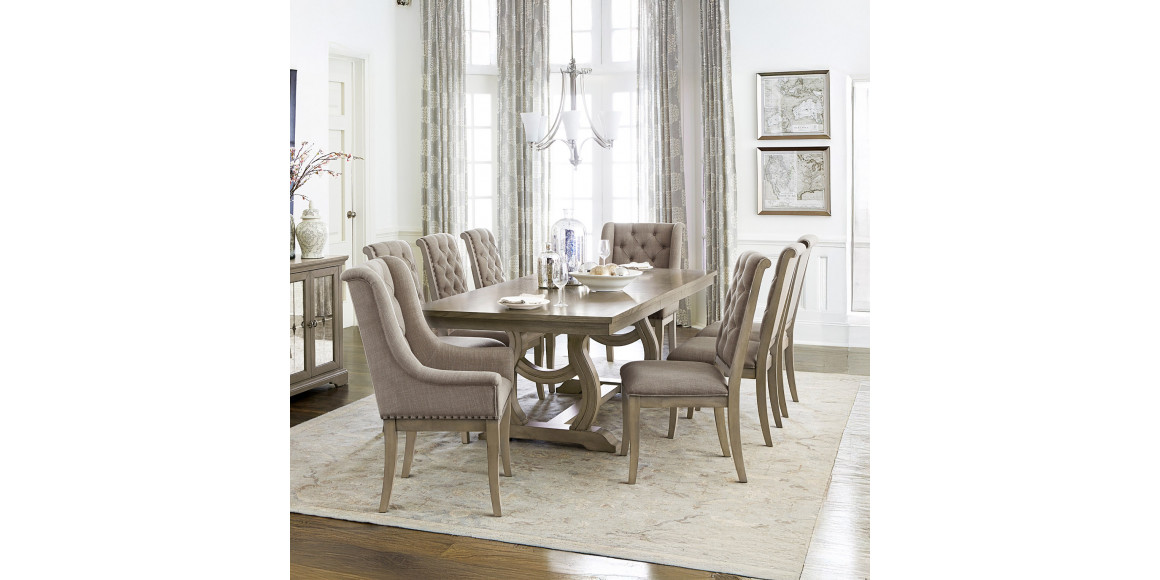 Dining set HOMELEGANCE LUCINDA 5442-96/B/A/S 1+2+6 ASHWOOD BEIGE (6) 