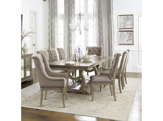 Dining set HOMELEGANCE LUCINDA 5442-96/B/A/S 1+2+6 ASHWOOD BEIGE (6) 