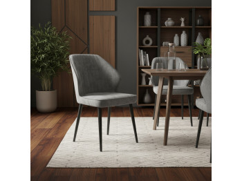 Стул MAMADOMA MICHAEL ЧЕРНЫЙ/GREY LUX B22 