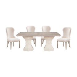 Столовый гарнитур HOMELEGANCE MIRANDA 6018-108B/A/S 1+2+6 (6) 