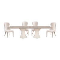 Столовый гарнитур HOMELEGANCE MIRANDA 6018-108B/A/S 1+2+6 (6) 