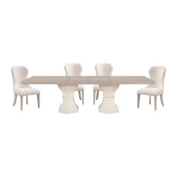 Столовый гарнитур HOMELEGANCE MIRANDA 6018-108B/A/S 1+2+6 (6) 