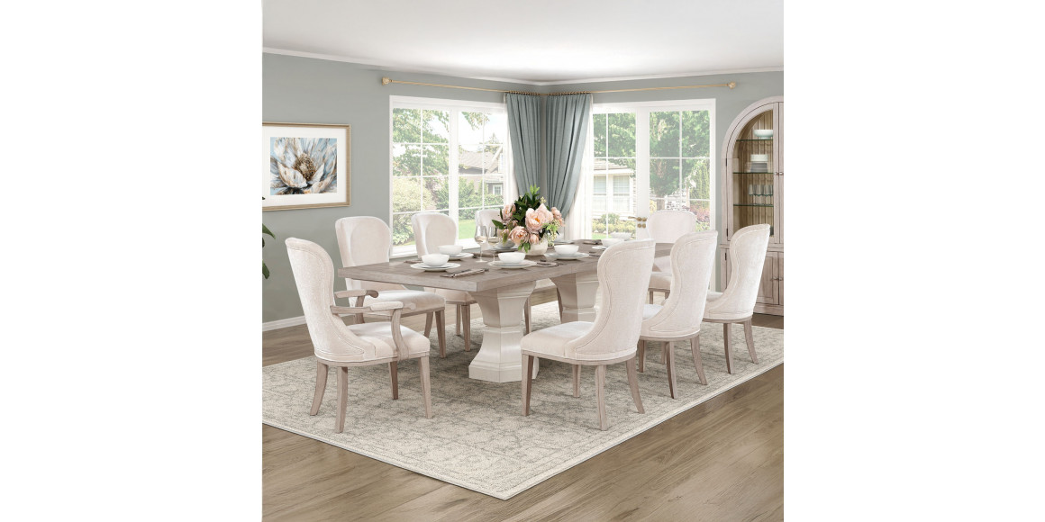 Dining set HOMELEGANCE MIRANDA 6018-108B/A/S 1+2+6 (6) 