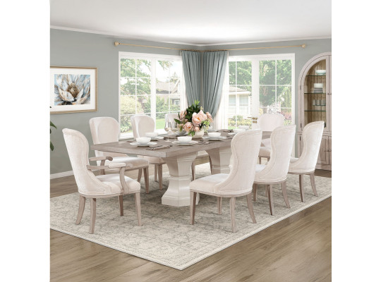 Dining set HOMELEGANCE MIRANDA 6018-108B/A/S 1+2+6 (6) 