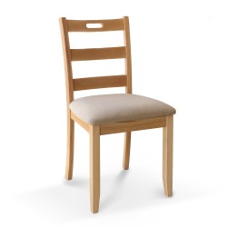 Столовый гарнитур HOBEL MONA 1+4 NATURAL/LEONARDO 3 (4) 