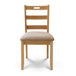 Столовый гарнитур HOBEL MONA 1+4 NATURAL/LEONARDO 3 (4) 