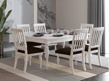 Dining set HOBEL JANZEN 1+6 DT ANTIK GOLD/CH BONCHUK 27 (7) 