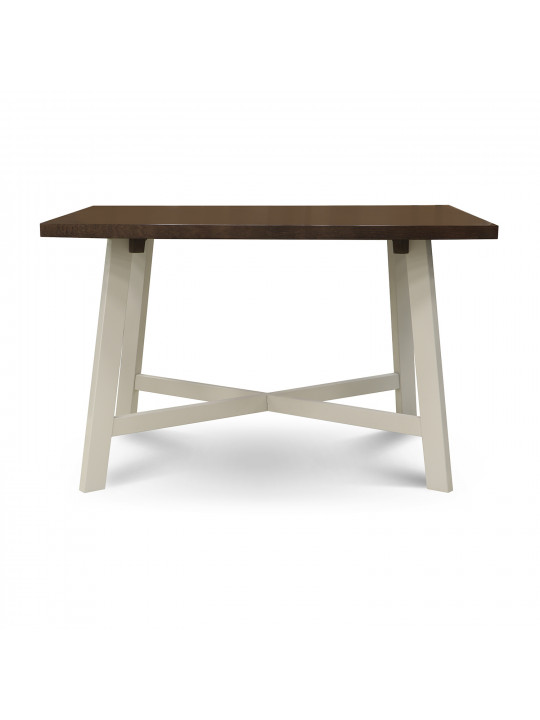 Dining set HOBEL VANNI 1+4 WHITE-BROWN PIGMENT/SHO 599-13 (3) 