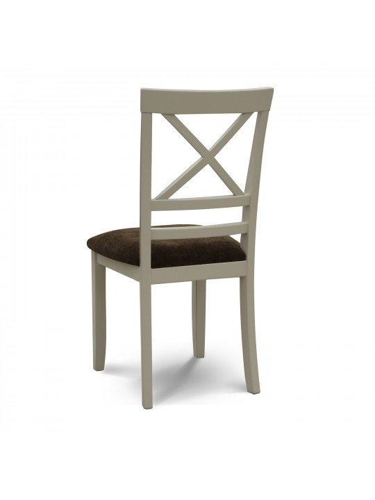Dining set HOBEL VANNI 1+4 WHITE-BROWN PIGMENT/SHO 599-13 (3) 