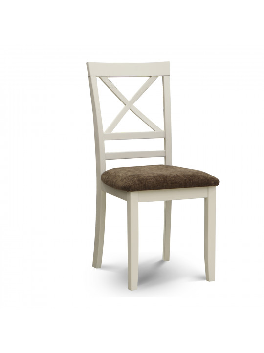 Dining set HOBEL VANNI 1+4 WHITE-BROWN PIGMENT/SHO 599-13 (3) 