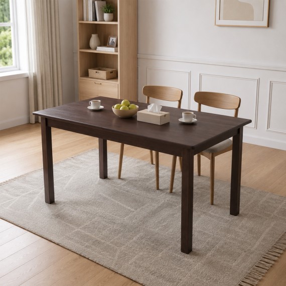 Обеденный стол HOBEL 01A DT (90X160X200) BROWN PIGMENT (1) 