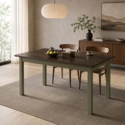 Обеденный стол HOBEL 01A DT (90X160X200) GREY/BROWN PIGMENT (1) 
