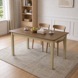 Обеденный стол HOBEL 01A DT (90X160X200) GREY BEIGE/OAK PIGMENT (1) 