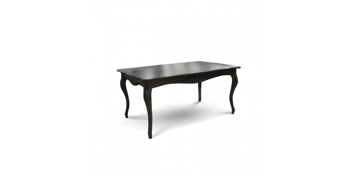 Dining table HOBEL 02A (100X160X200) CHOCOLATE PIGMENT (1) 
