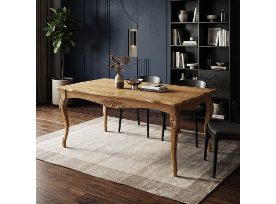 Обеденный стол HOBEL 02A DT (100X160X200) NATURAL (1) 