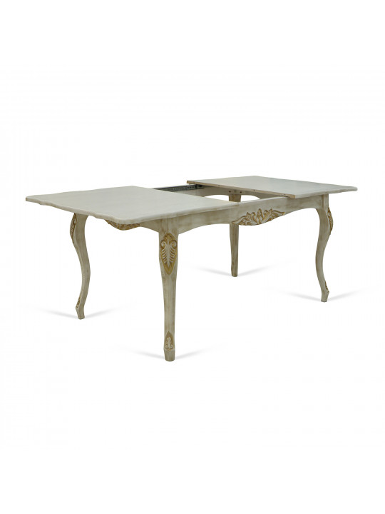 Dining table HOBEL 02A DT (100X160X200) ANTIK GOLD (1) 