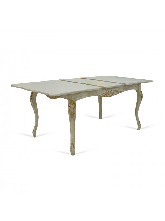 Dining table HOBEL 02A DT (100X160X200) ANTIK GOLD (1) 