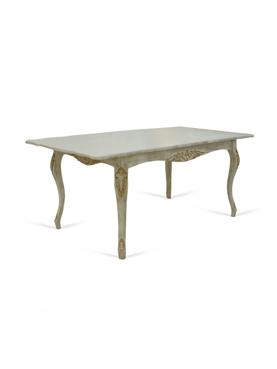 Dining table HOBEL 02A DT (100X160X200) ANTIK GOLD (1) 