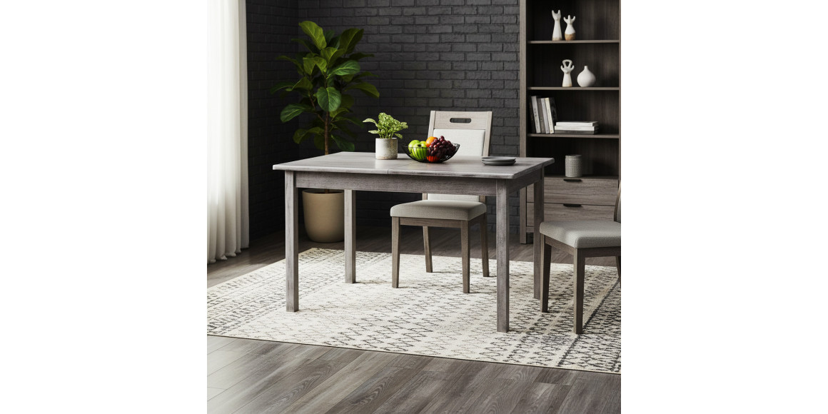 Обеденный стол HOBEL 03A DT (80X120X150) ANTIK GREY (1) 