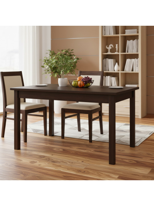 Ճաշասեղան HOBEL 03A DT (80X120X150) BROWN PIGMENT NEW (1) 