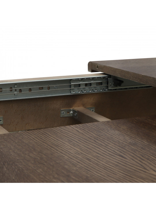 Dining table HOBEL 03A DT (80X120X150) BROWN PIGMENT NEW (1) 