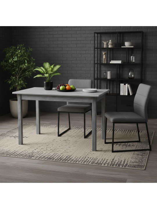 Ճաշասեղան HOBEL 03A T (60X120) ANTIK GREY (1) 