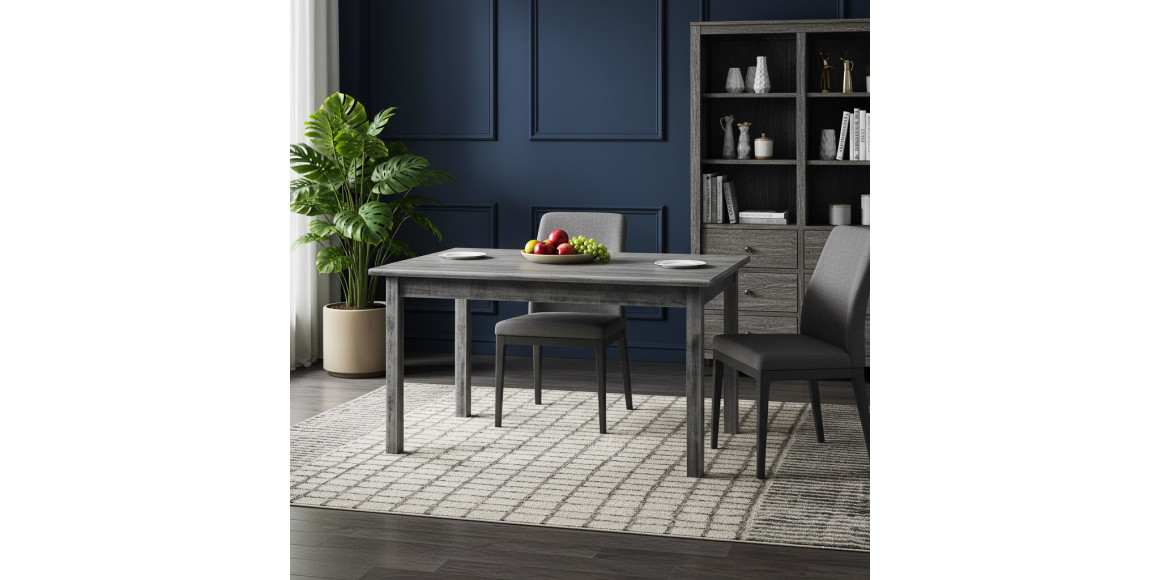 Dining table HOBEL 03A T (80X120) ANTIK GREY (1) 