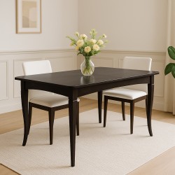 Обеденный стол HOBEL 06A DT (90X160X200) BROWN PIGMENT (1) 