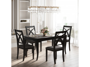 Ճաշասեղան HOBEL 06A DT (90X160X200) CHOCOLATE PIGMENT (1) 