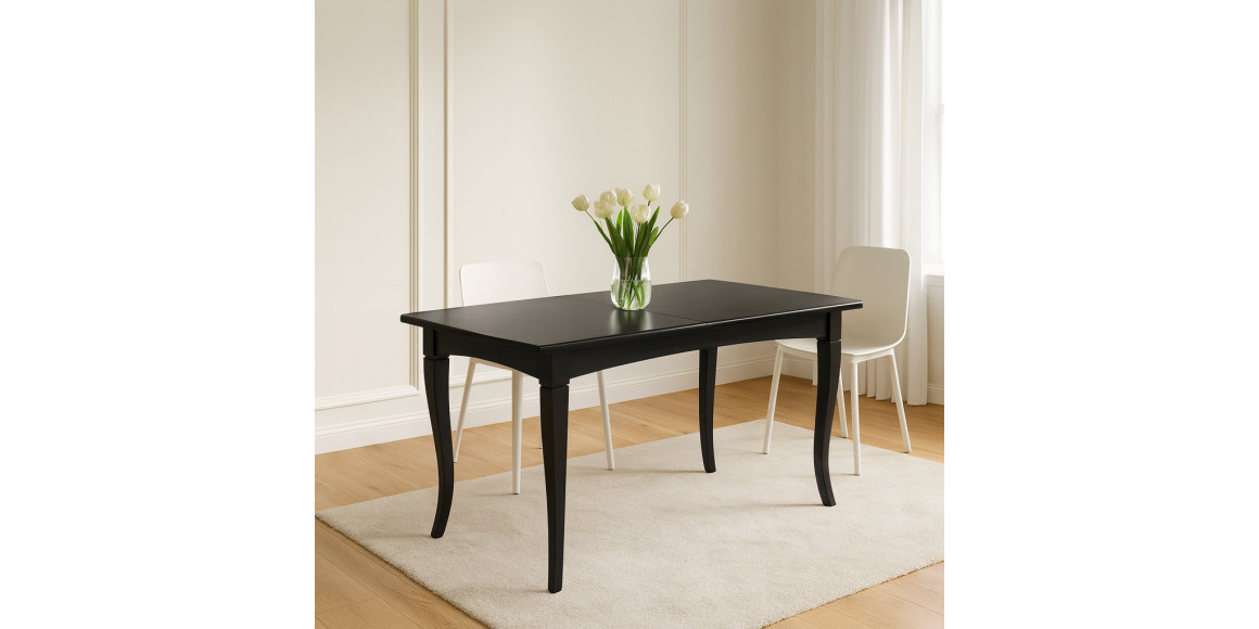 Dining table HOBEL 06A DT (90X160X200) CHOCOLATE PIGMENT (1) 
