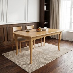 Обеденный стол HOBEL 06A DT (90X160X200) NATURAL (1) 