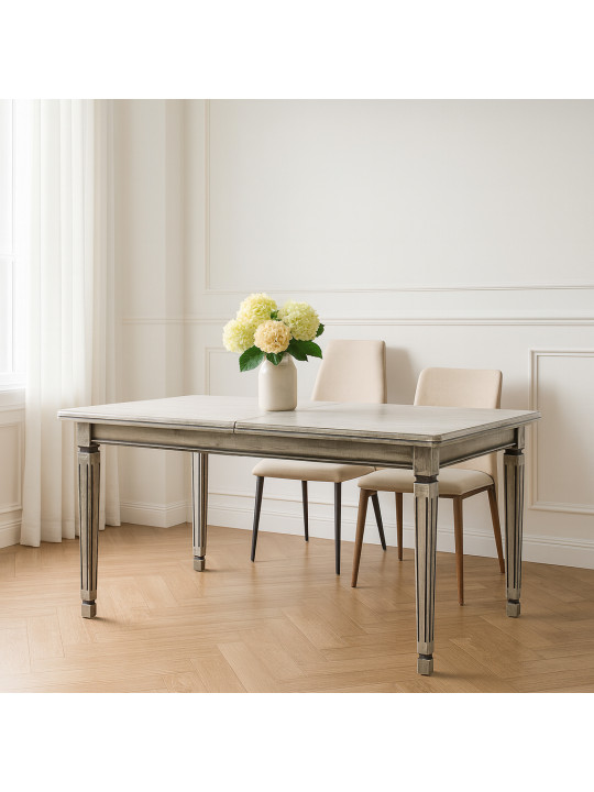 Ճաշասեղան HOBEL 10A DT (90X160X200) ANTIK GREY (1) 