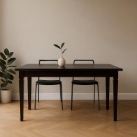 Обеденный стол HOBEL 10A DT (90X160X200) BROWN PIGMENT (1) 