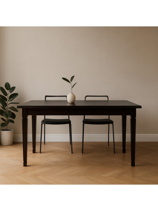 Ճաշասեղան HOBEL 10A DT (90X160X200) BROWN PIGMENT (1) 
