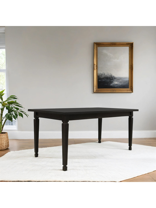 Dining table HOBEL 10A DT (90X160X200) CHOCOLATE PIGMENT (1) 