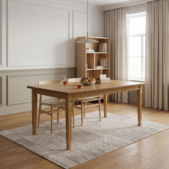 Обеденный стол HOBEL 10A DT (90X160X200) NATURAL (1) 