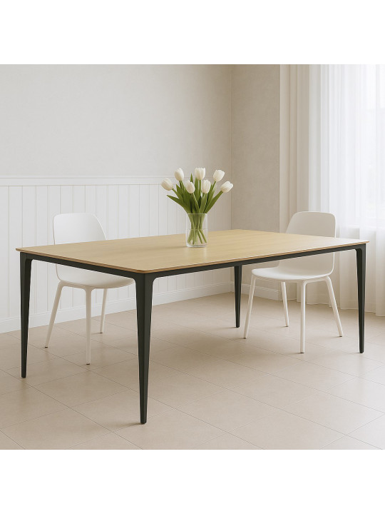 Dining table HOBEL AMBER 100x200 DUB NATURAL (3) 