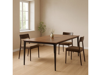 Ճաշասեղան HOBEL AMBER 100x200 WALNUT (3) 