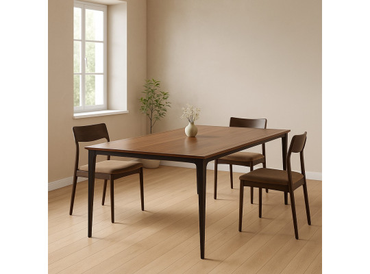 Обеденный стол HOBEL AMBER 100x200 WALNUT (3) 