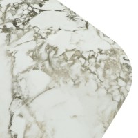 Обеденный стол MAMADOMA BENEDIKT-200, РАЗДВИЖНОЙ 200(35+35)X110, БРЕКЧИЯ ГЛЯНЕЦ ПРЕМИУМ КЕР/ЧЕРНЫЙ (2 упак.) 