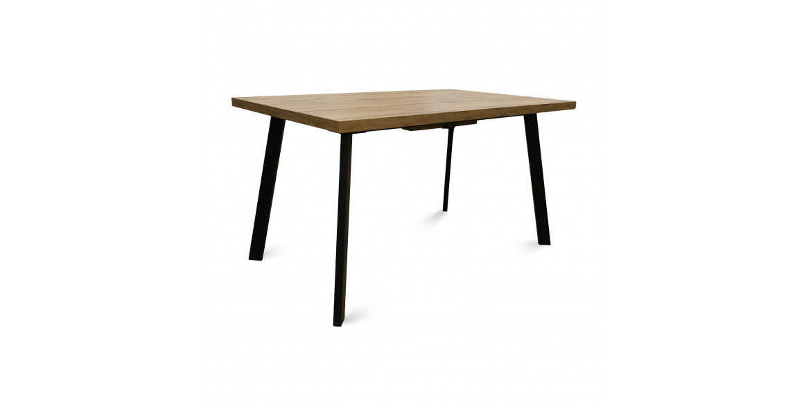 Dining table MAMADOMA BORG-140, РАЗДВИЖНОЙ 140(180)X85, ДУБ ВОТАН/ЧЕРНЫЙ, 1 (УПАК.) (1) 