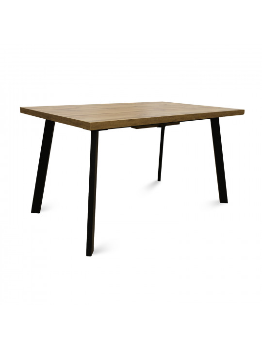 Ճաշասեղան MAMADOMA BORG-140, РАЗДВИЖНОЙ 140(180)X85, ДУБ ВОТАН/ЧЕРНЫЙ, 1 (УПАК.) (1) 