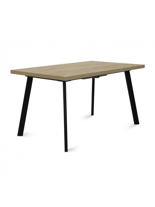 Ճաշասեղան MAMADOMA BORG-140, РАЗДВИЖНОЙ 140(180)X85, ДУБ ИРЛАНДСКИЙ/ЧЕРНЫЙ, 1 (УПАК.) (1) 