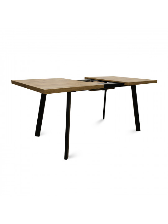 Ճաշասեղան MAMADOMA BORG-140, РАЗДВИЖНОЙ 140(180)X85, ДУБ ВОТАН/ЧЕРНЫЙ, 1 (УПАК.) (1) 