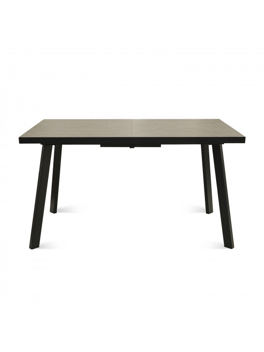 Ճաշասեղան MAMADOMA BORG-140, РАЗДВИЖНОЙ 140(180)X85, БЕЖЕВЫЙ КАМЕНЬ-HPL/ЧЕРНЫЙ (УПАК.) (1) 