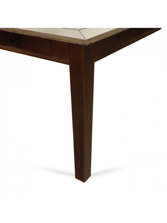 Dining set HOBEL DORA 1+6 BROWN PIGMENT/CH SHO599/2 (8) 