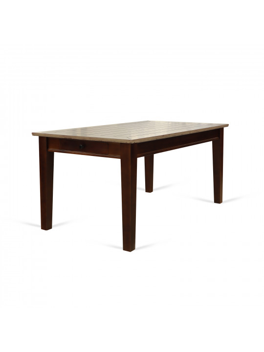 Dining set HOBEL DORA 1+6 BROWN PIGMENT/CH SHO599/2 (8) 