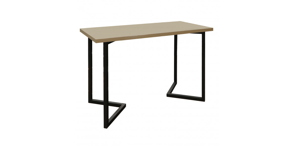 Dining table HOBEL EX-A84 BLACK METAL/BEIGE (1) 